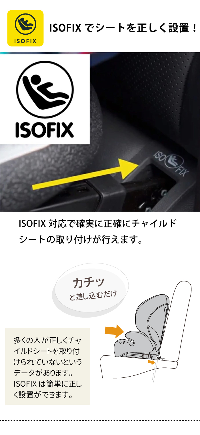 isofix・i-size対応